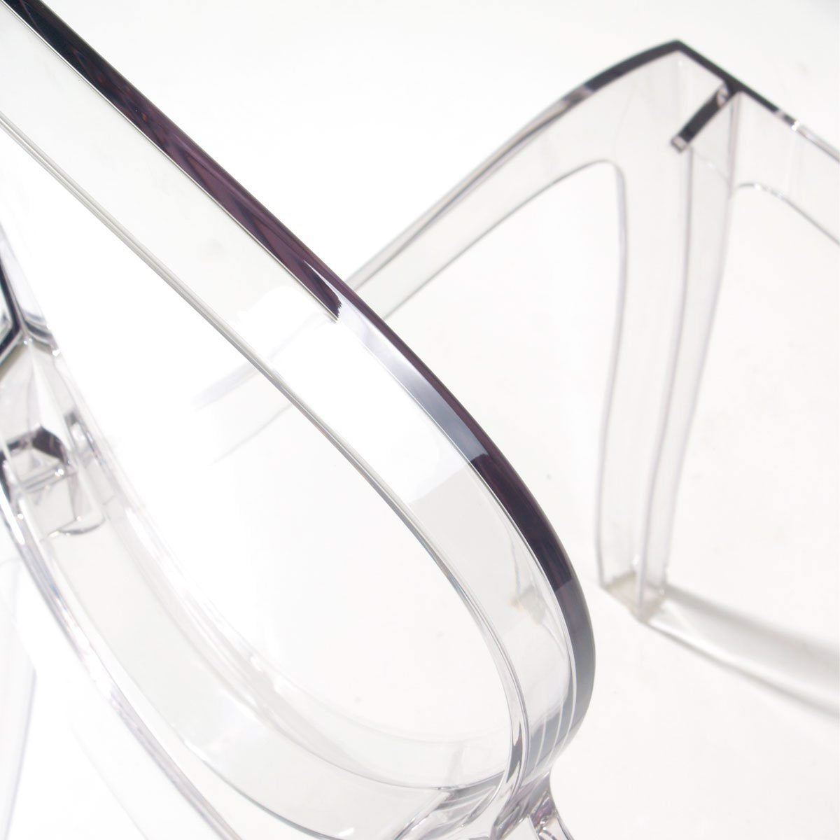 „Fashion Commerce Stuhl-Set FC4695 – 4 Stück, Polycarbonat Transparent, 94x44x42 cm“