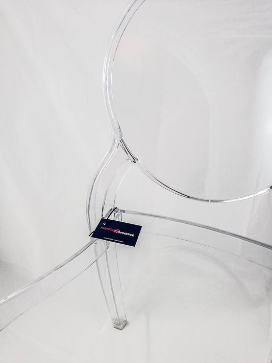 „Fashion Commerce Stuhl-Set FC4695 – 4 Stück, Polycarbonat Transparent, 94x44x42 cm“